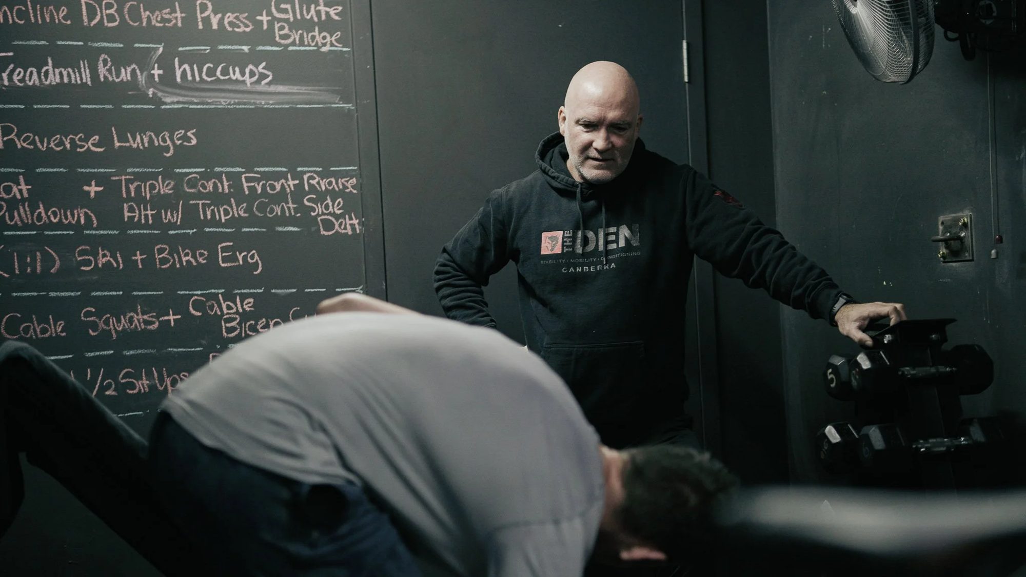 The Den coaching team