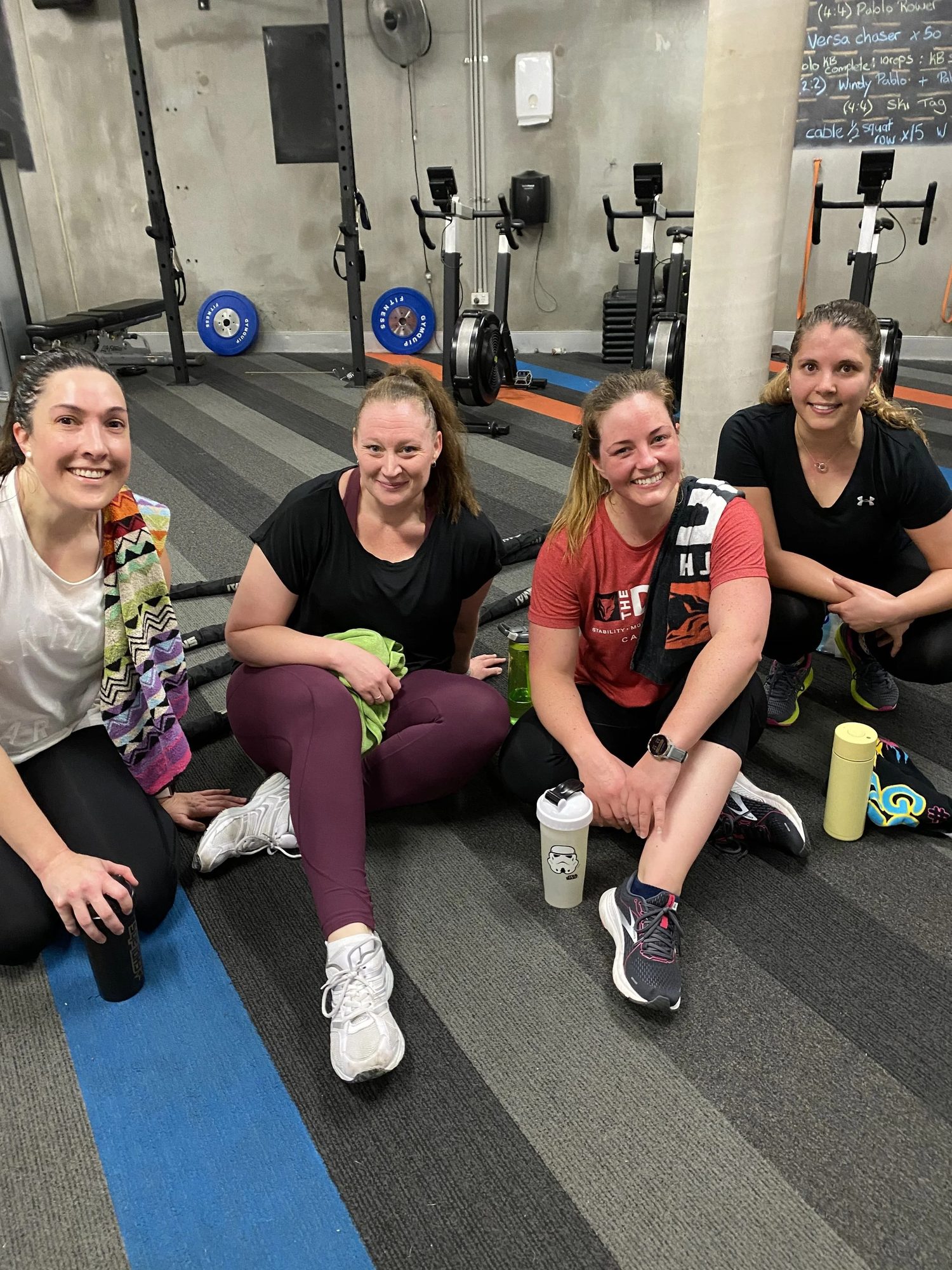 Members together after a session