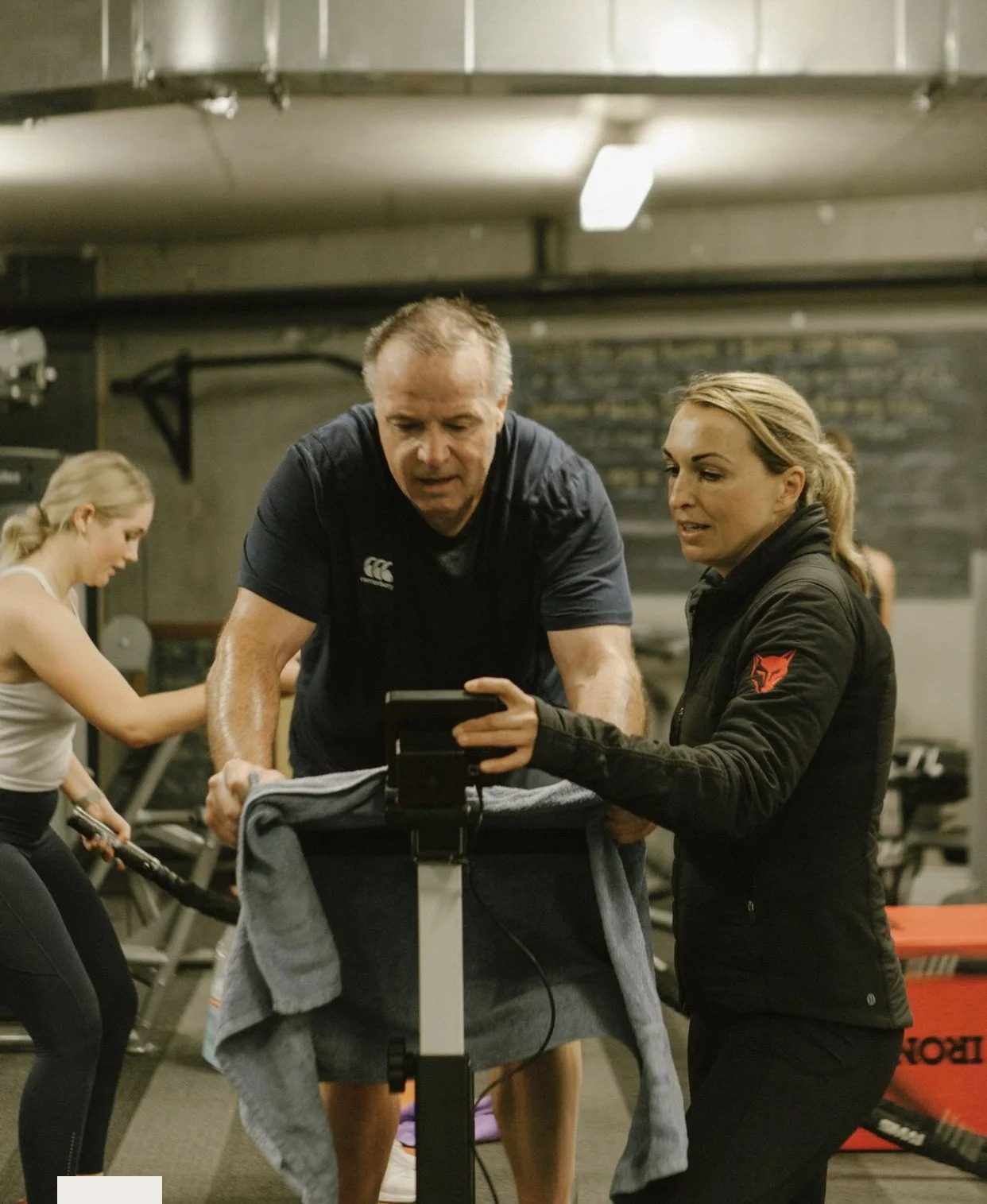 Coaching on the bikes
