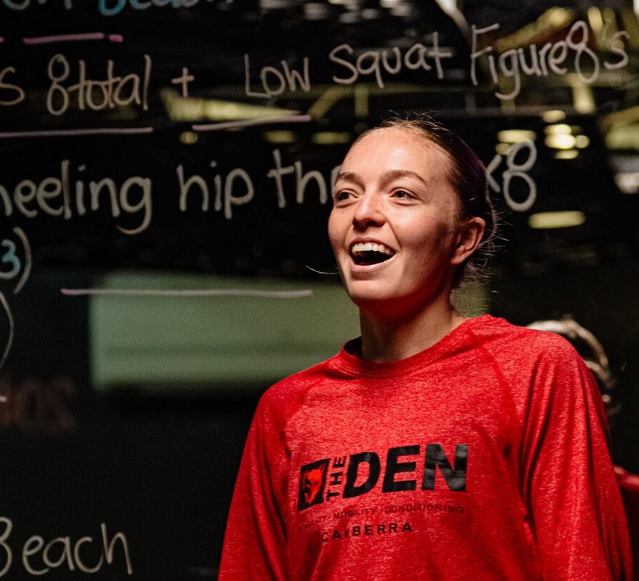 Meg, coach at The Den